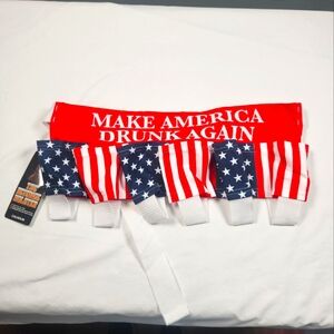 Calhoun Adjustable Make America Drunk Again Beer Belt, Multicolour, Standard